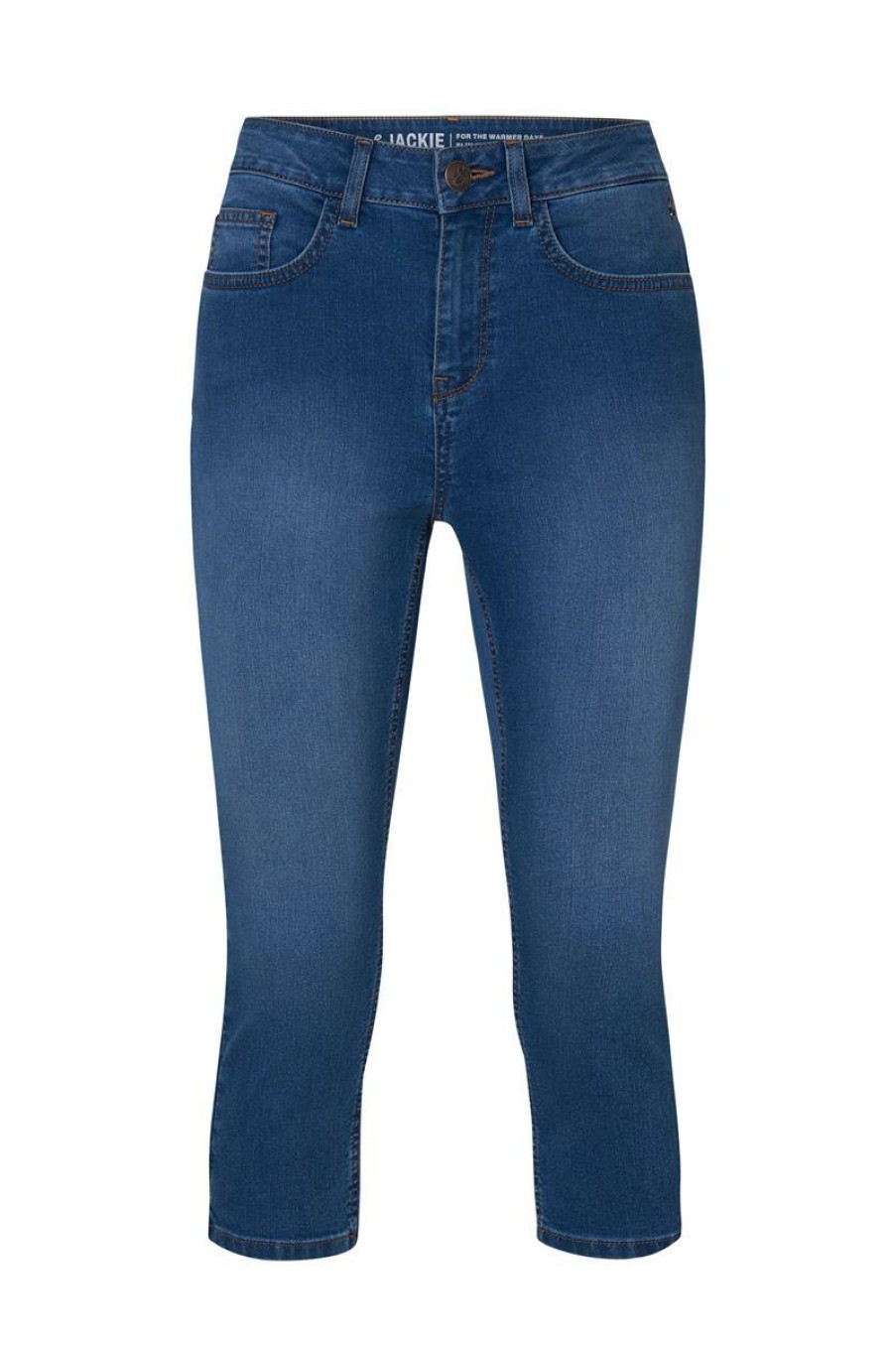 CLOTHING Miss Etam | Broek 'Jackie' Capri Blauw