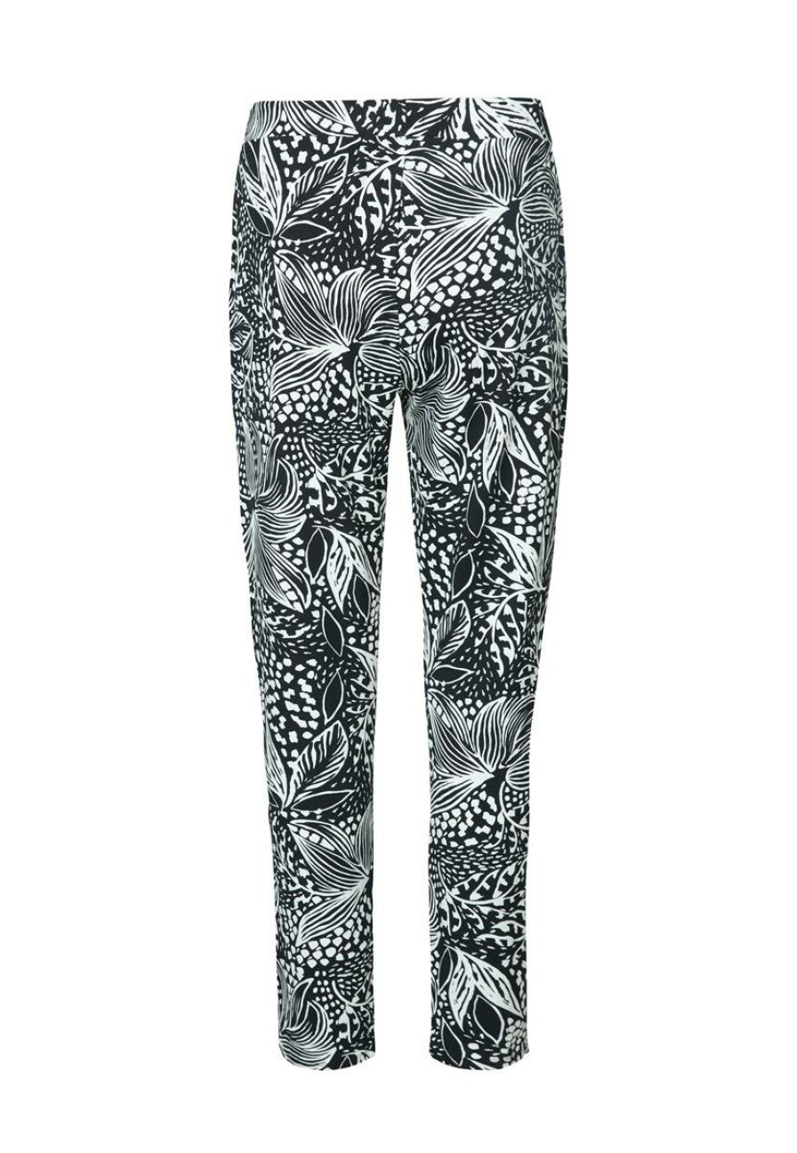 CLOTHING Miss Etam | Jogger Print Zwart