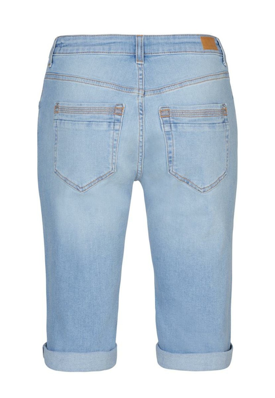 CLOTHING Miss Etam | Jeans Bermuda Blauw