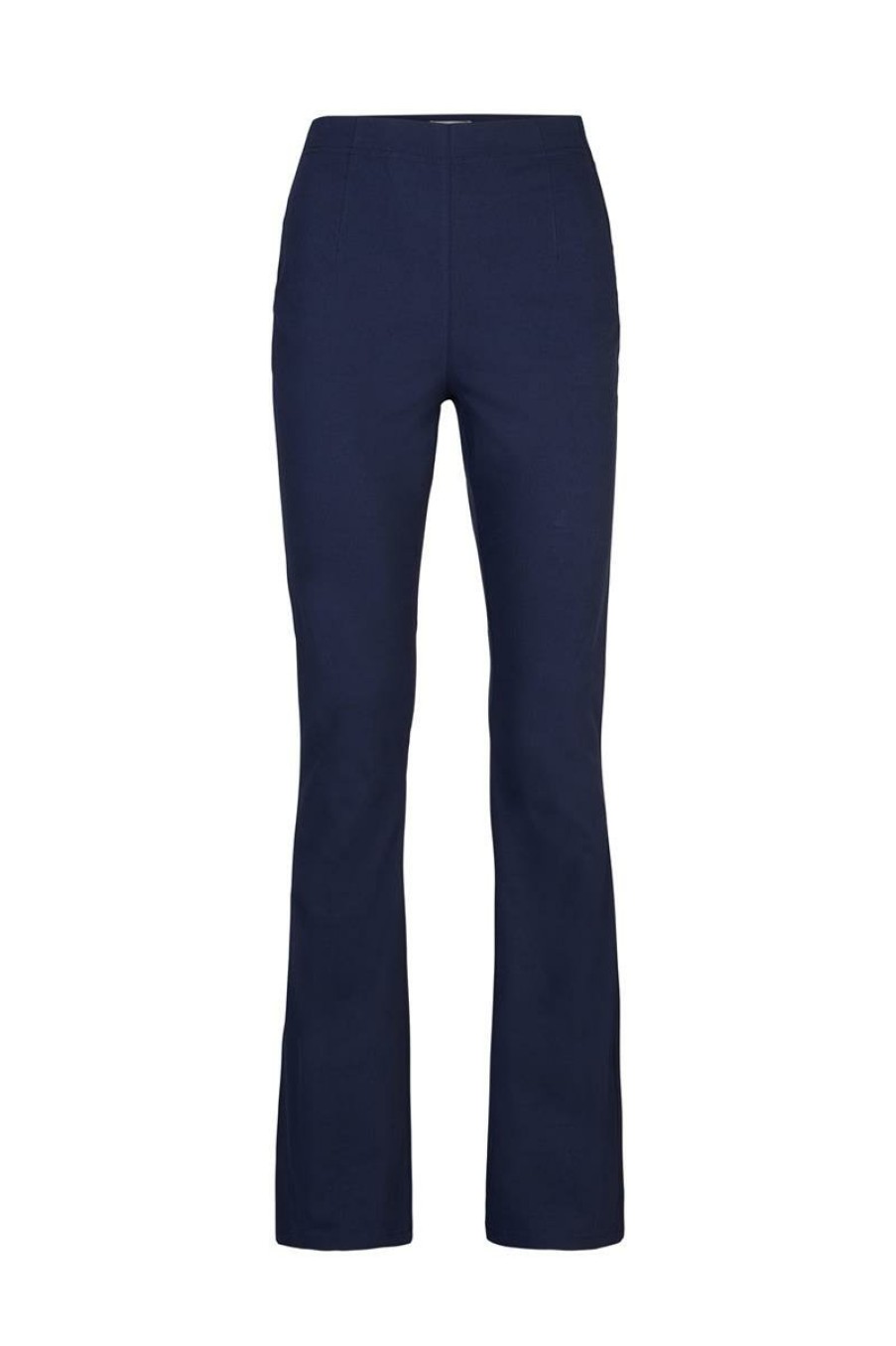 CLOTHING Miss Etam | Broek Flared Blauw 36"