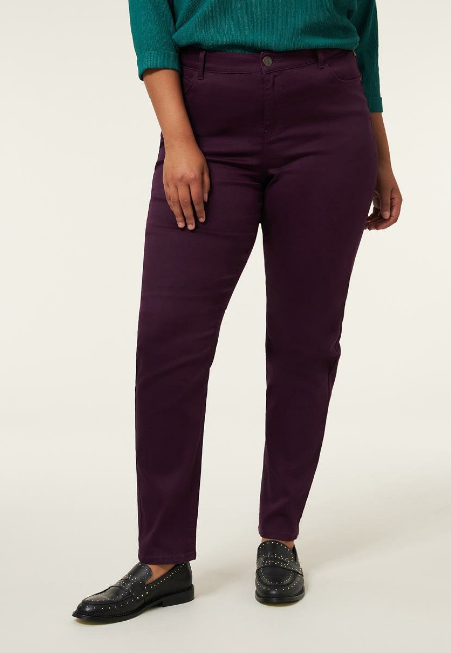 PLUS Miss Etam | Broek Paars 32"