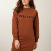 CLOTHING Miss Etam | Tuniek Sweat Bruin