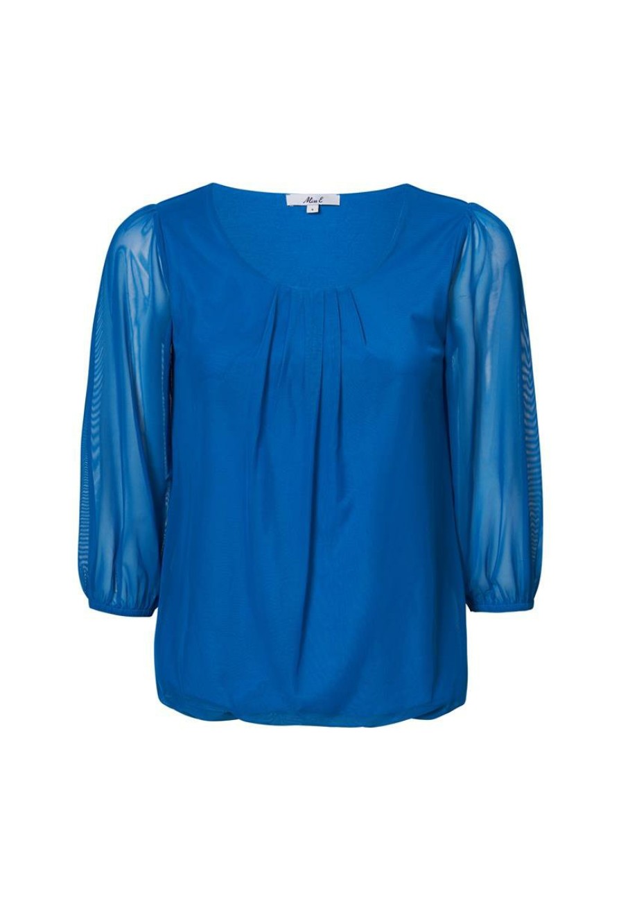 CLOTHING Miss Etam | Top 3/4 Mouw Blauw