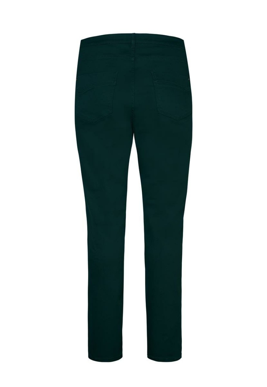 PLUS Miss Etam | Broek Slim Fit Groen 32"