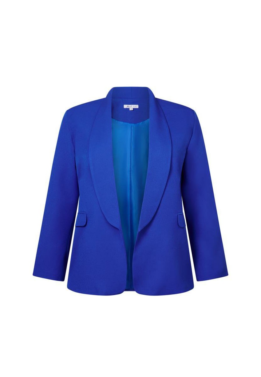 PLUS Miss Etam | Blazer Blauw