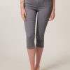 CLOTHING Miss Etam | Broek 'Jackie' Capri Grijs