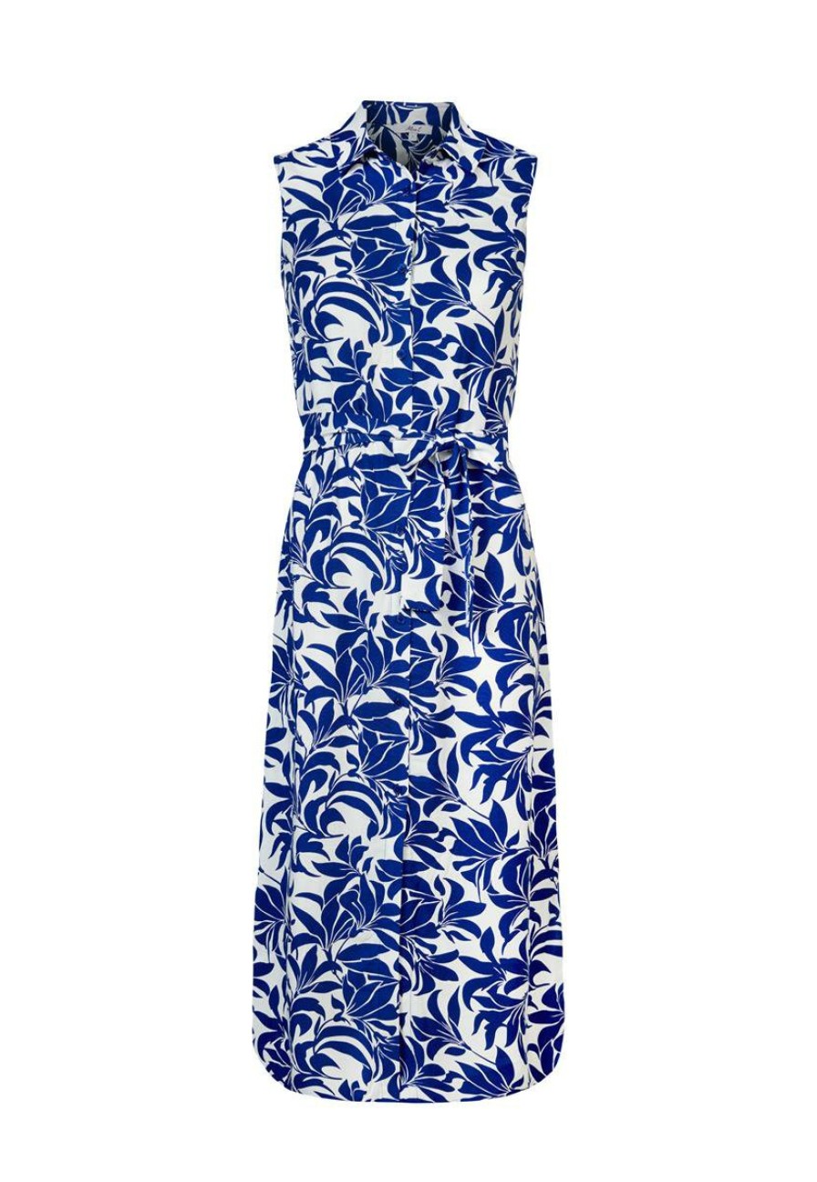 CLOTHING Miss Etam | Jurk Print Blauw