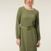 CLOTHING Miss Etam | Jurk Ceintuur Groen