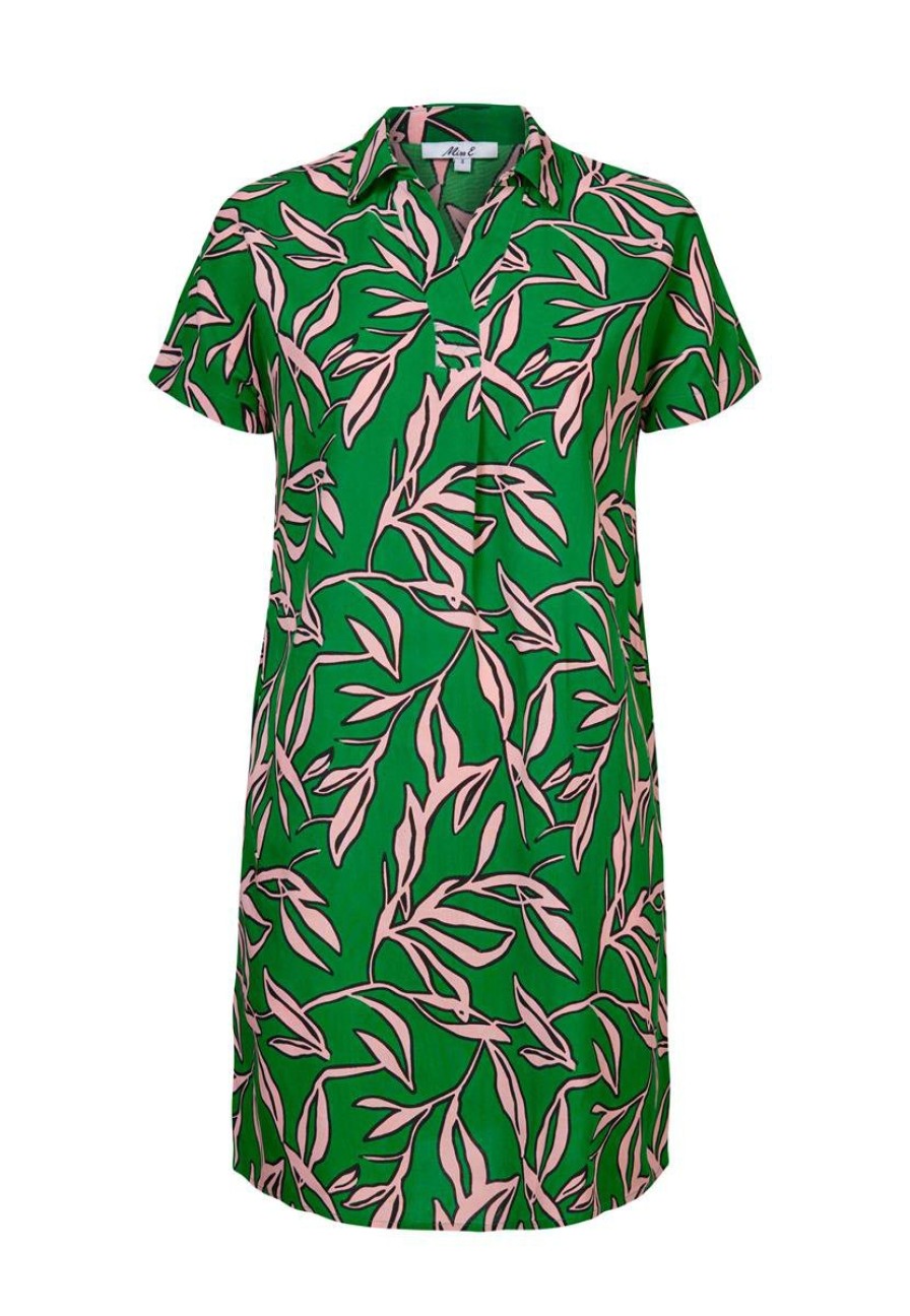 CLOTHING Miss Etam | Jurk Print Groen