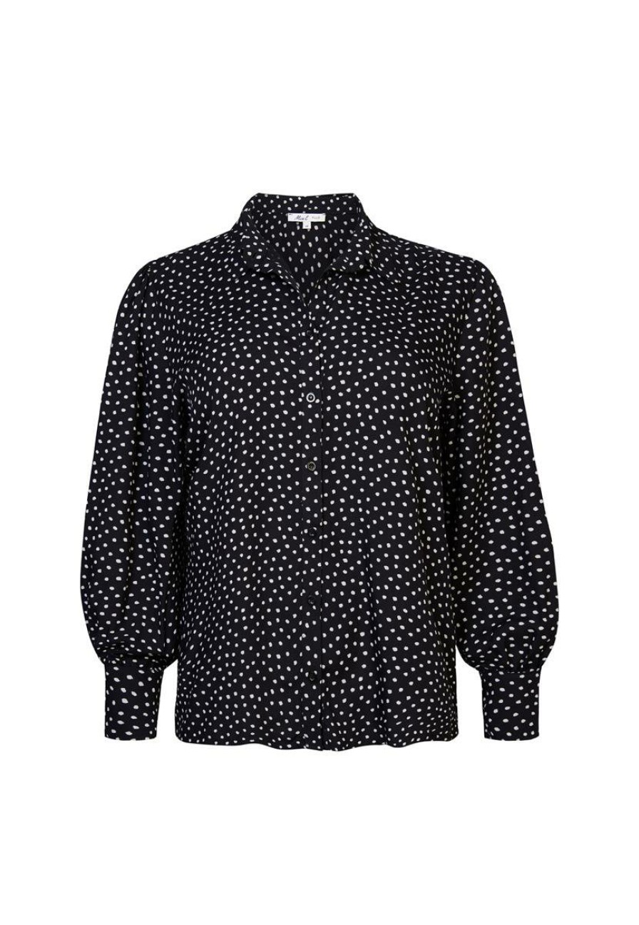 PLUS Miss Etam | Blouse Print Zwart