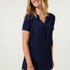 CLOTHING Miss Etam | Tuniek Korte Mouw Blauw