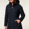 CLOTHING Miss Etam | Jas Padded Blauw