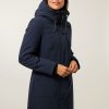 PLUS Miss Etam | Jas 'Wendy' Softshell Blauw