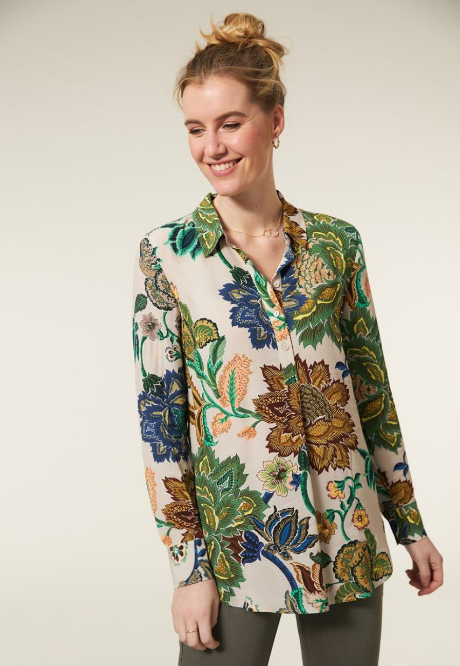 CLOTHING Miss Etam | Blouse Print Naturel