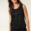 CLOTHING Miss Etam | Top Mouwloos Glitter Goud