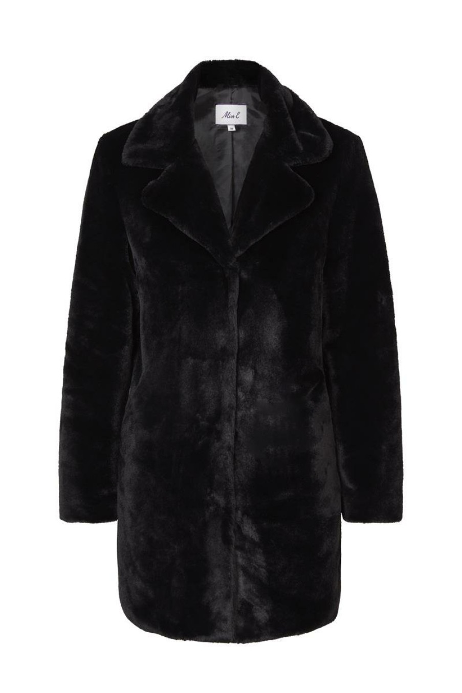 CLOTHING Miss Etam | Jas Fake Fur Zwart