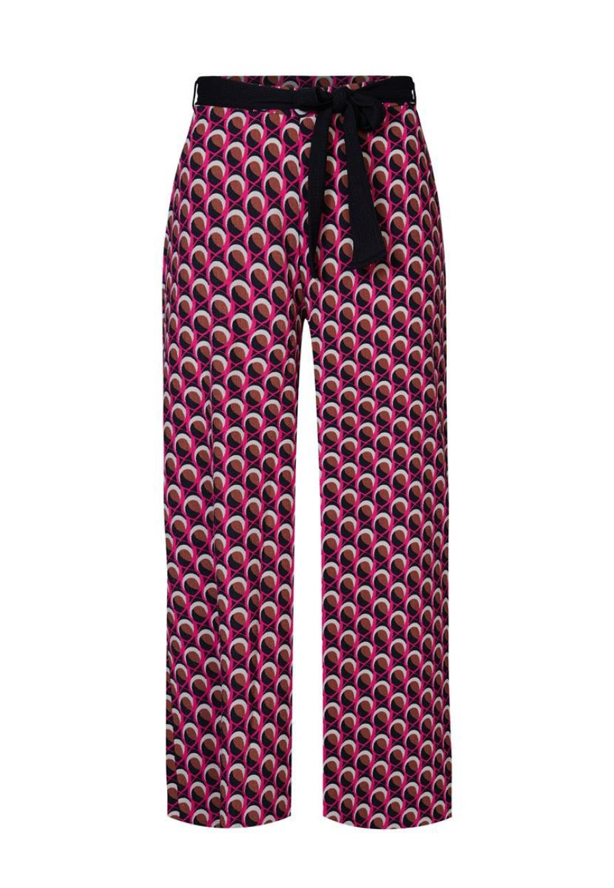 PLUS Miss Etam | Broek Print Roze