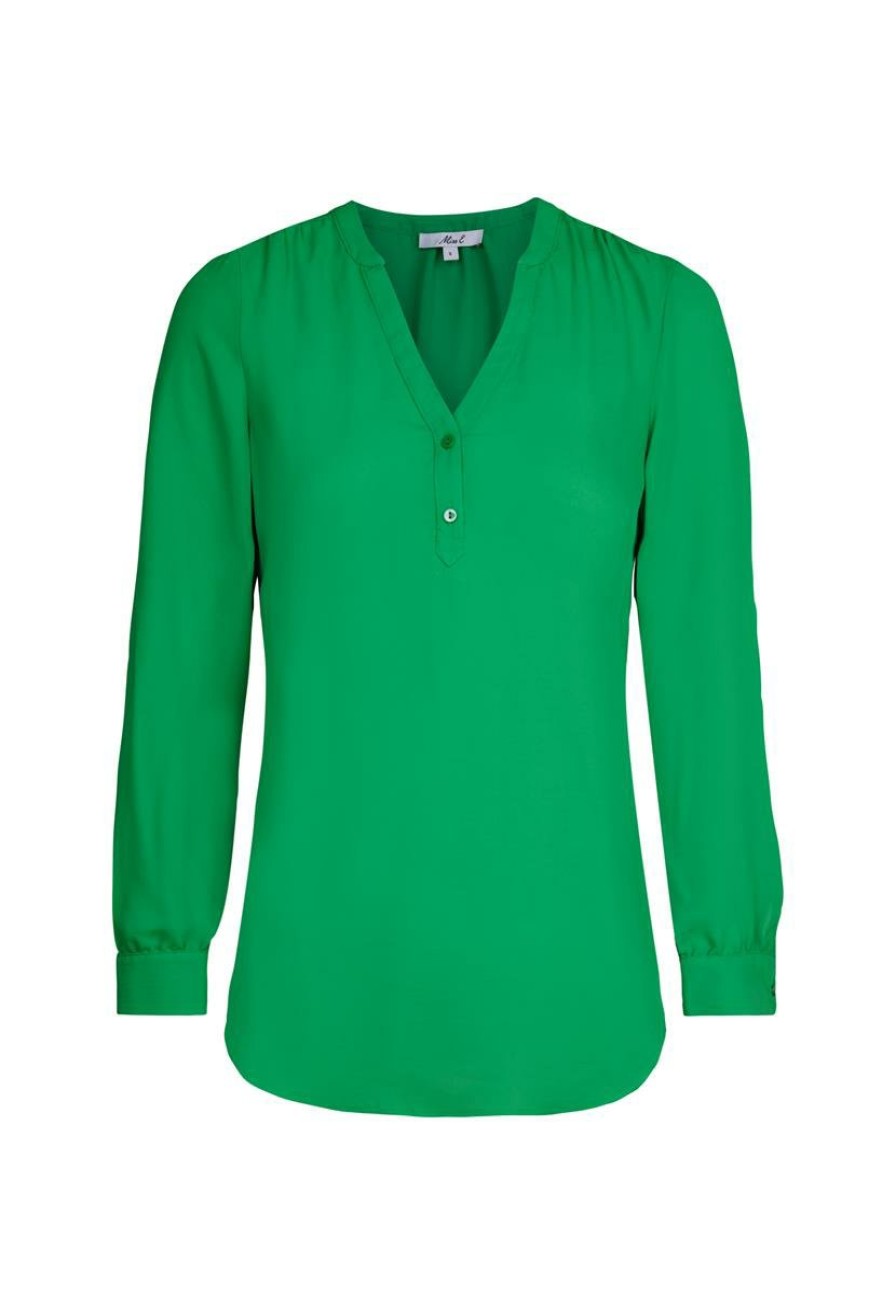 CLOTHING Miss Etam | Blouse Lange Mouw Groen