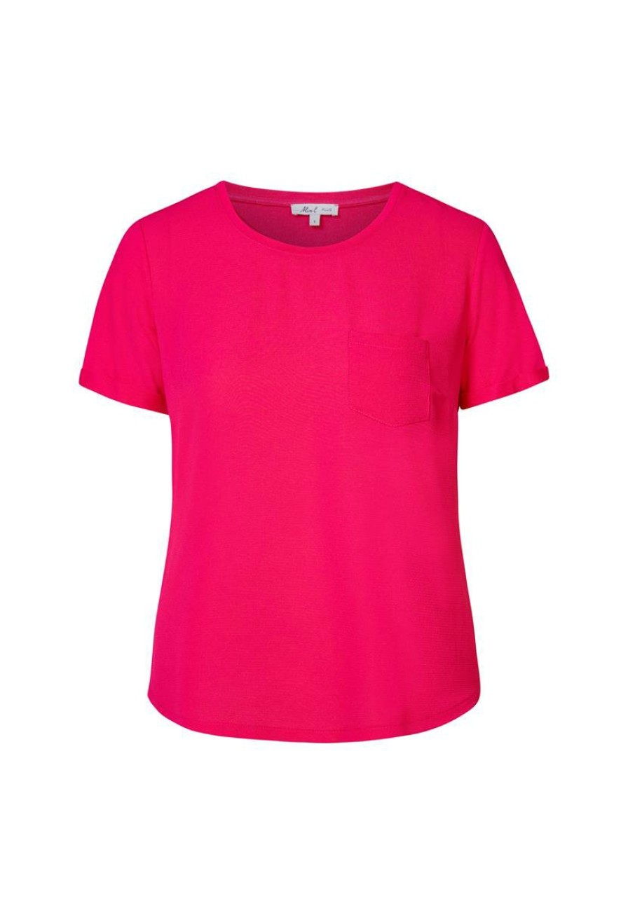 PLUS Miss Etam | Top Korte Mouw Roze