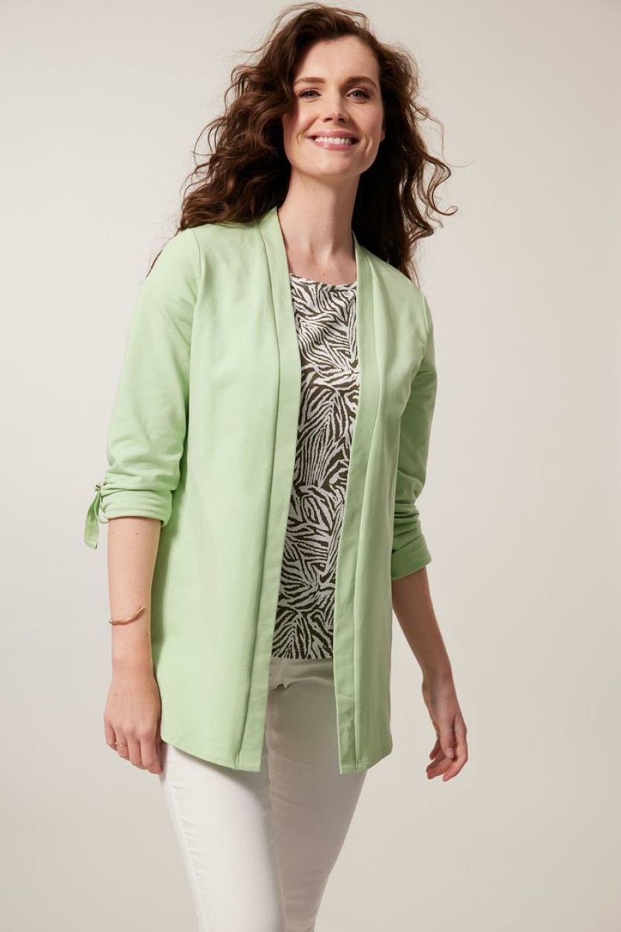 CLOTHING Miss Etam | Vest 'Minna' Groen