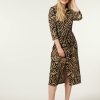 CLOTHING Miss Etam | Jurk Print Naturel