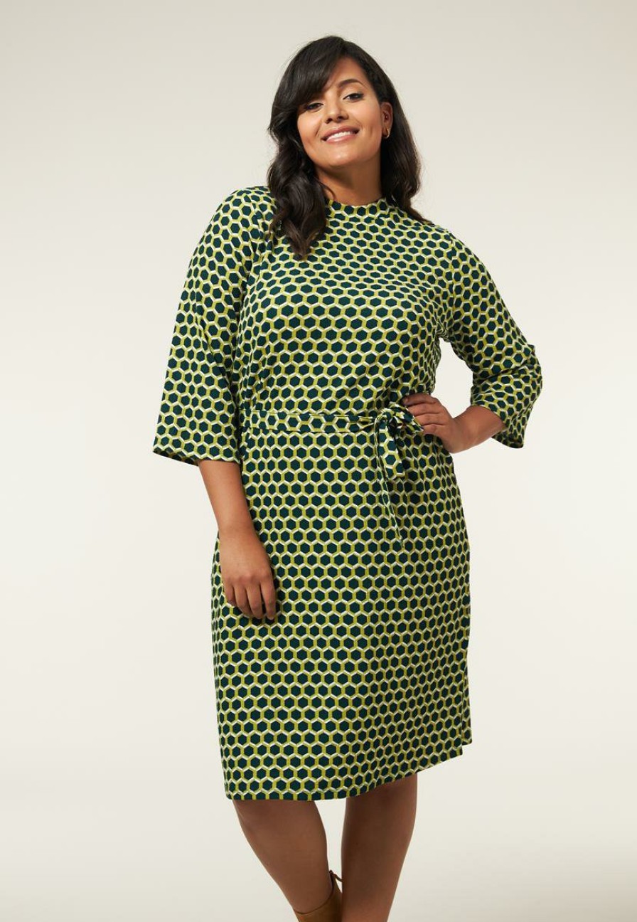 PLUS Miss Etam | Jurk Print Groen