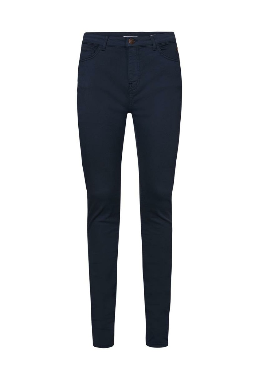 CLOTHING Miss Etam | Broek Slim Fit Blauw 36"