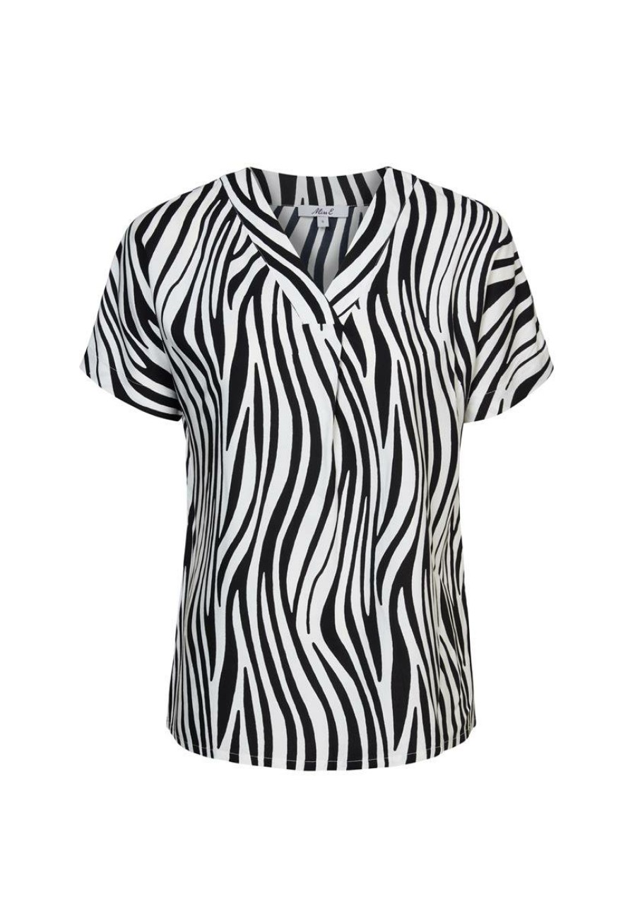 CLOTHING Miss Etam | Blouse Zebra Print