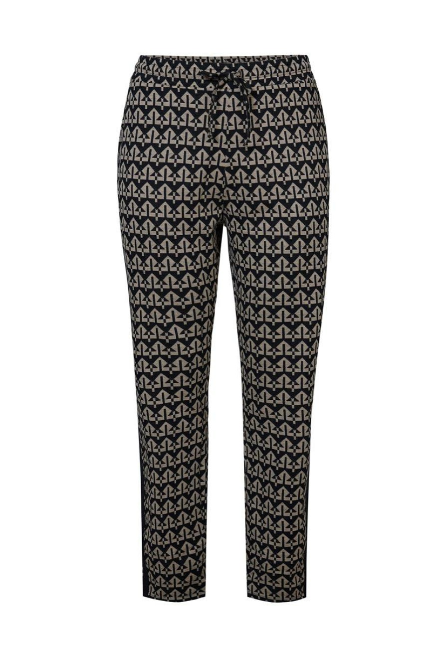 PLUS Miss Etam | Jogger Print Zwart