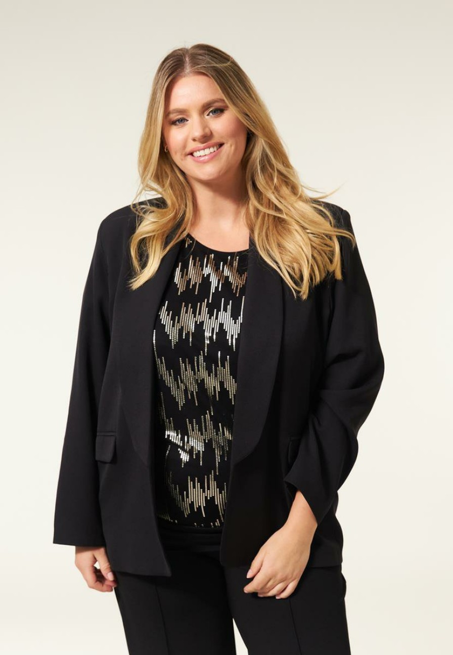 PLUS Miss Etam | Blazer Zwart