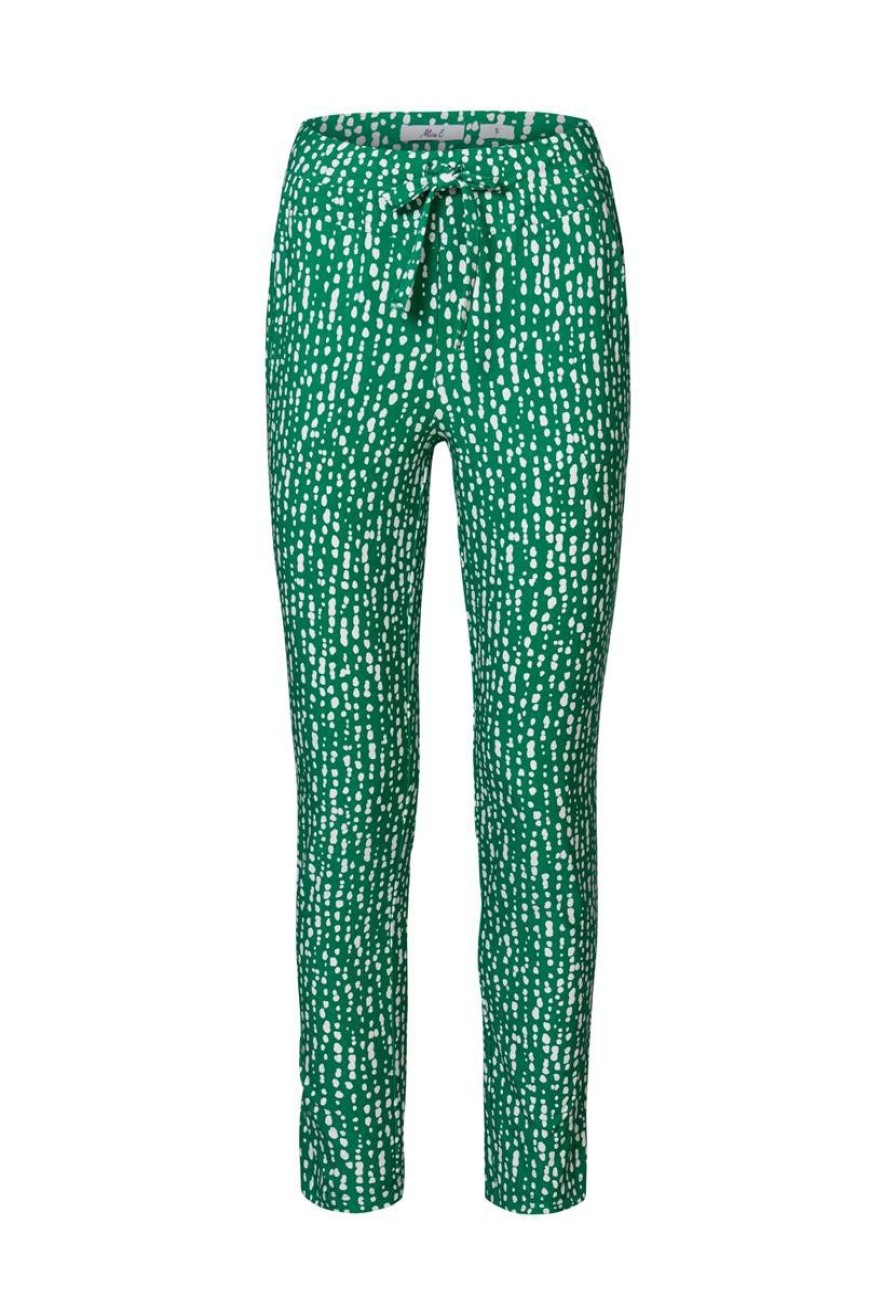 CLOTHING Miss Etam | Jogger Travel Print Groen