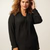 PLUS Miss Etam | Blouse 'Lara' Zwart