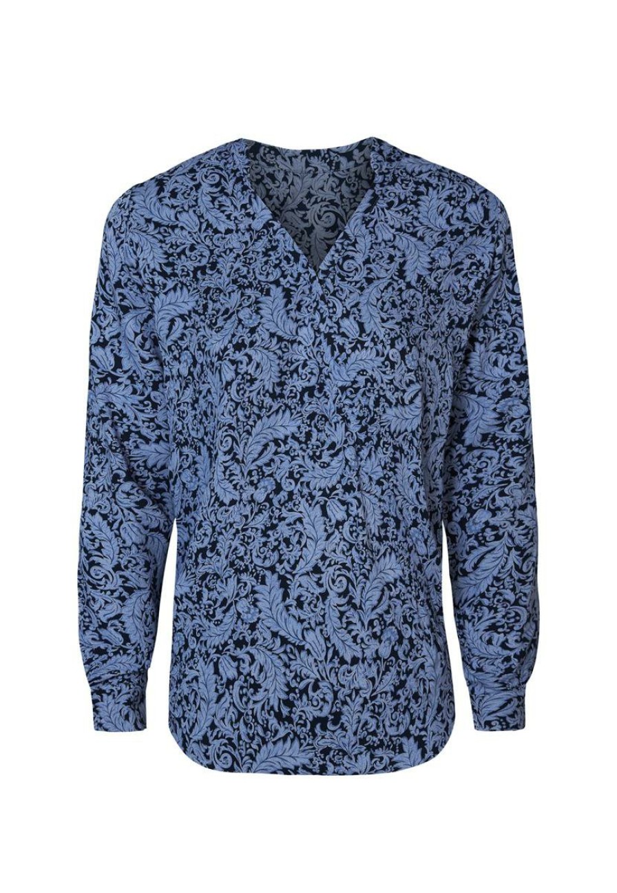 CLOTHING Miss Etam | Blouse Print Blauw