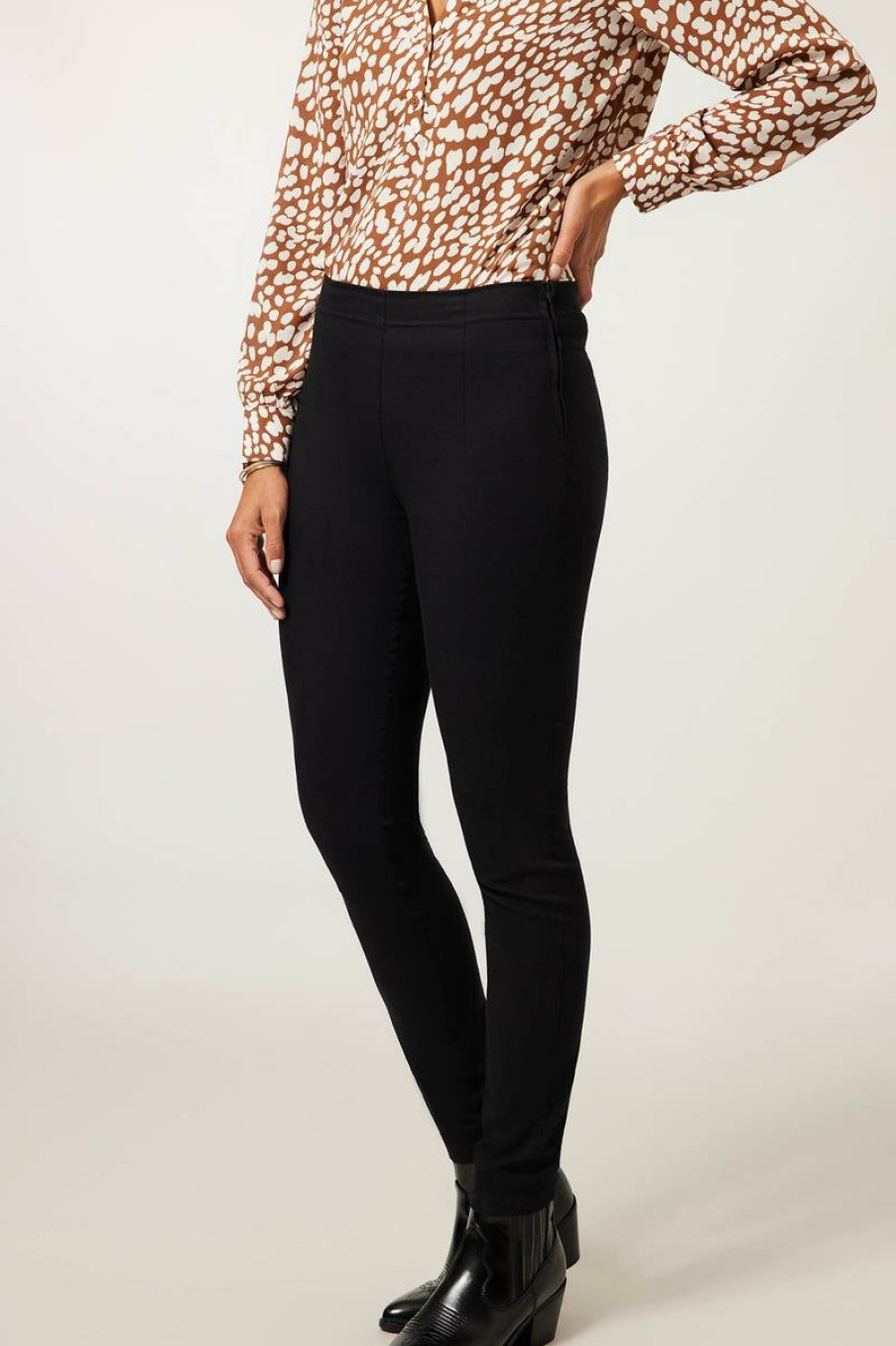 CLOTHING Miss Etam | Broek 'Belle' Zwart 32"