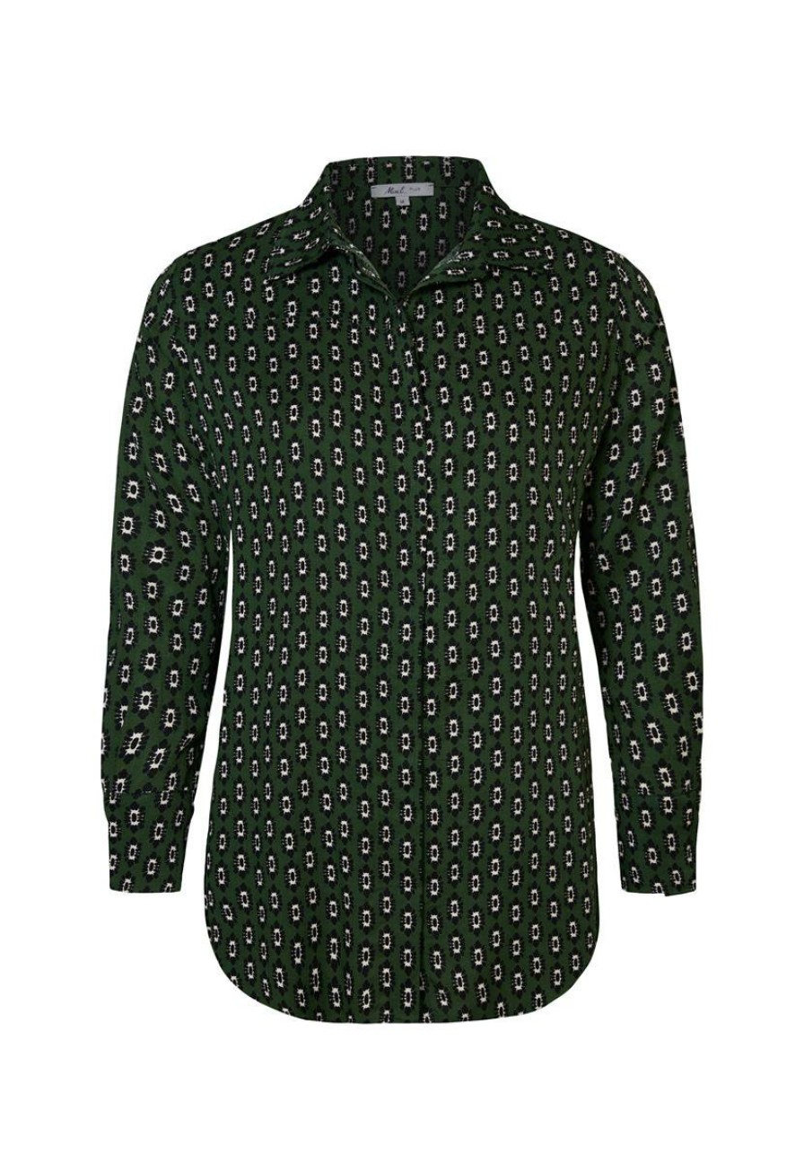 PLUS Miss Etam | Blouse Print Groen