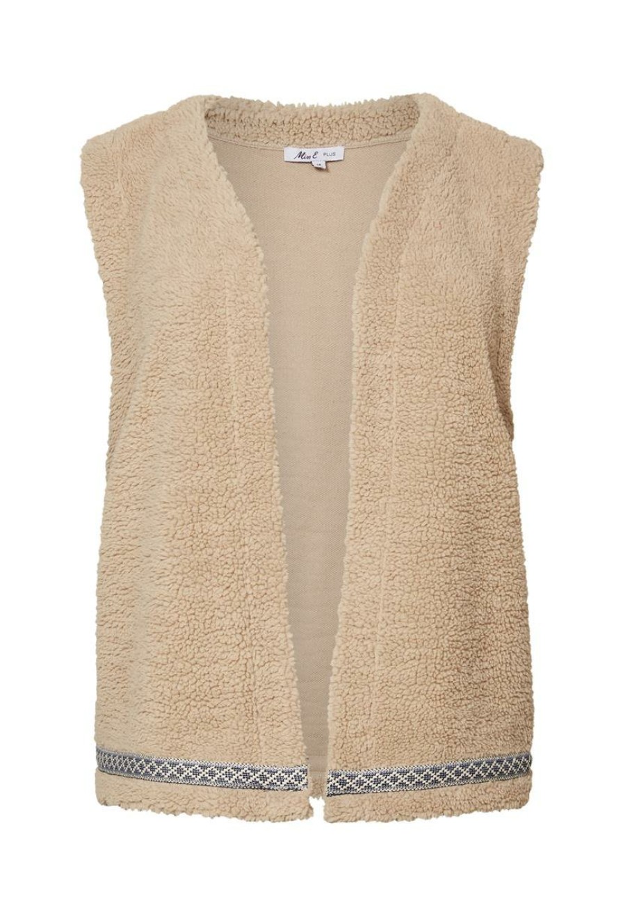 PLUS Miss Etam | Gilet Naturel