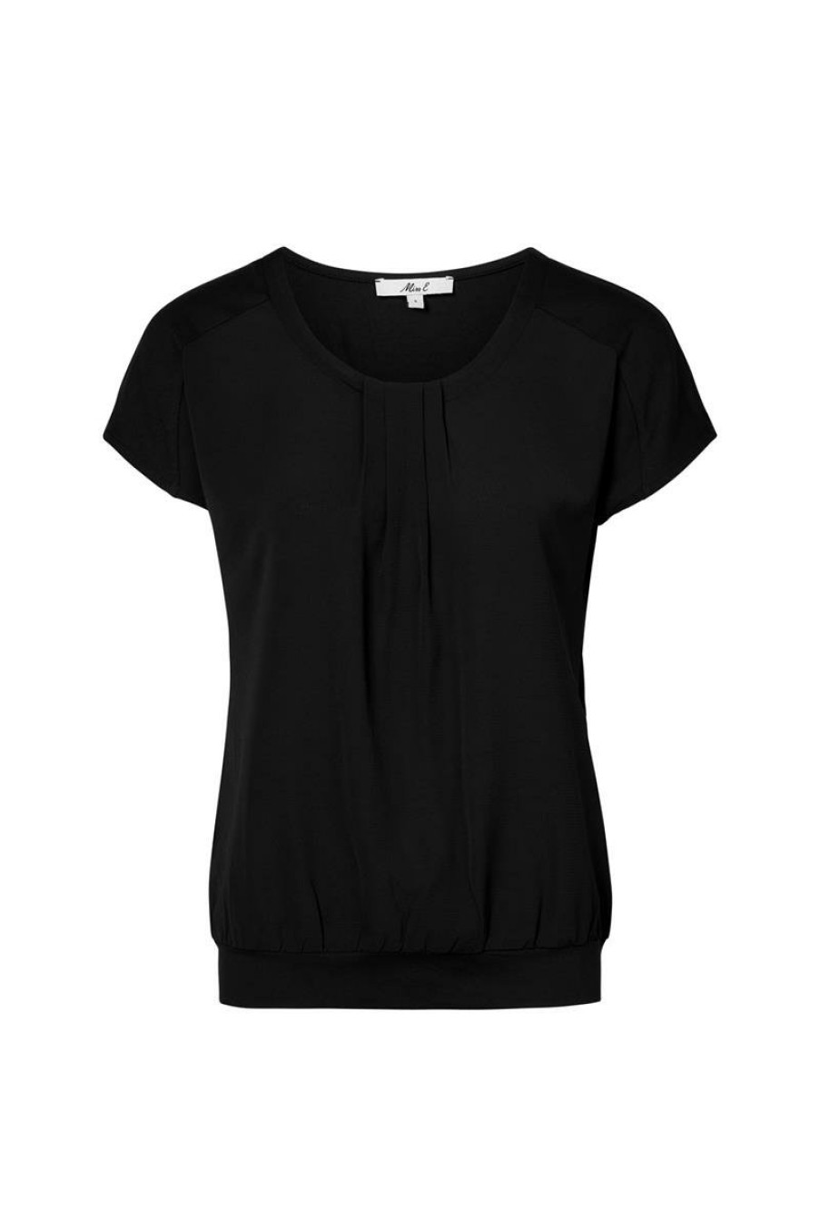 CLOTHING Miss Etam | Top Korte Mouw Zwart