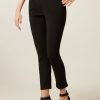 CLOTHING Miss Etam | Broek 'Janine' Scuba 7/8 Zwart