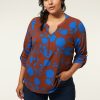 PLUS Miss Etam | Top Print Bruin