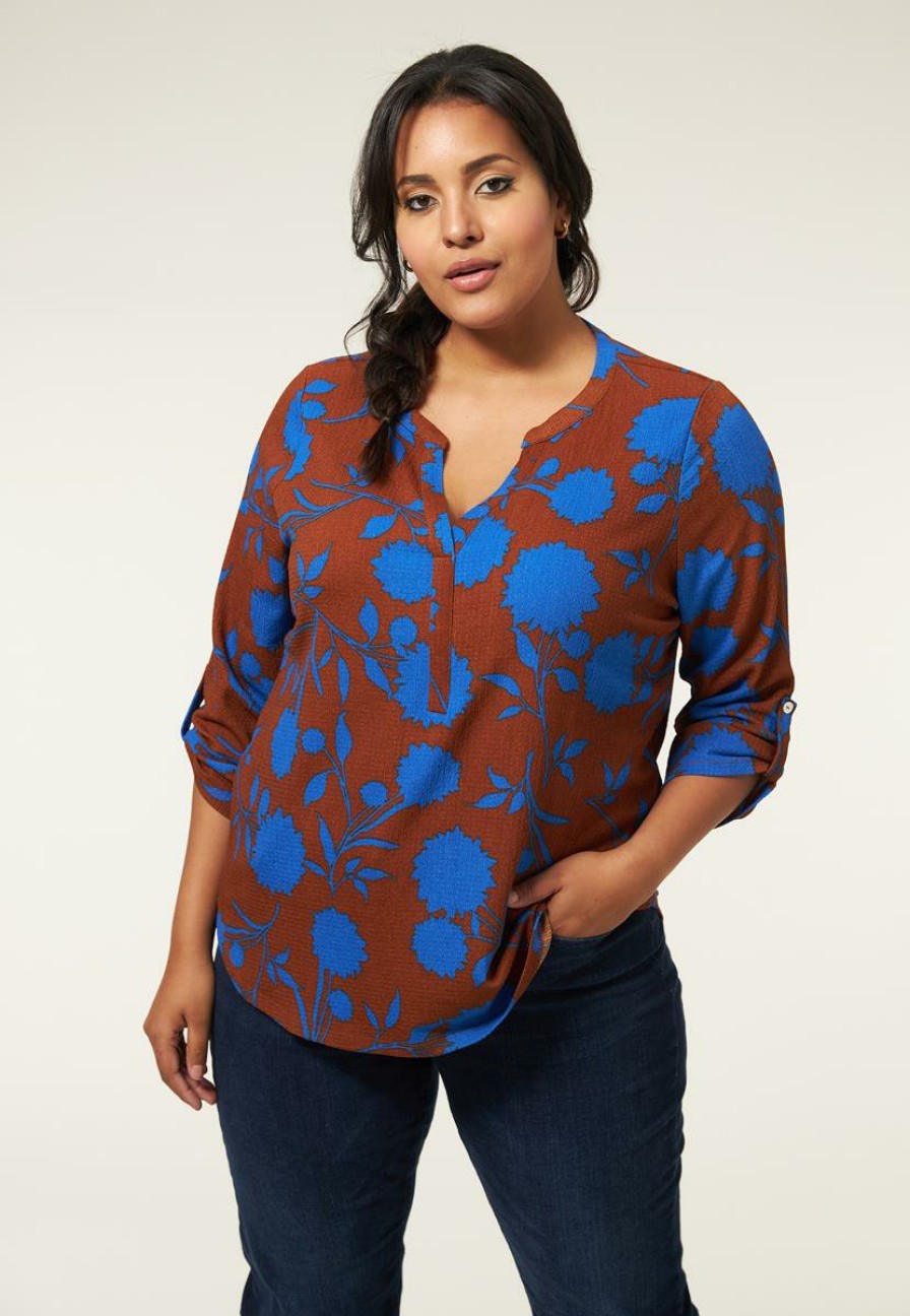 PLUS Miss Etam | Top Print Bruin