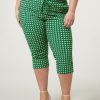 PLUS Miss Etam | Capri Travel Print Groen