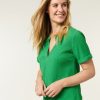 CLOTHING Miss Etam | Top Korte Mouw Groen