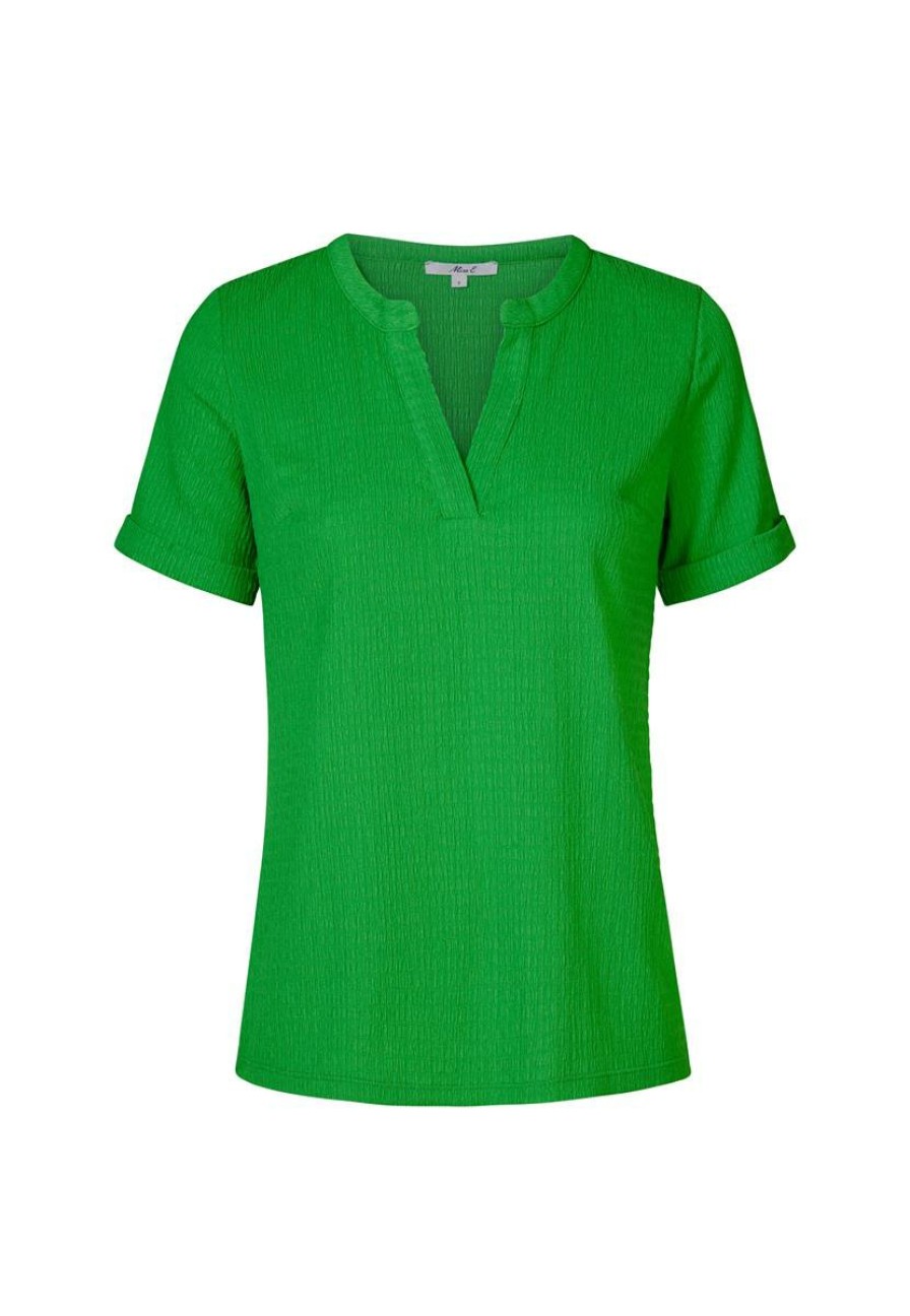 CLOTHING Miss Etam | Top Korte Mouw Groen