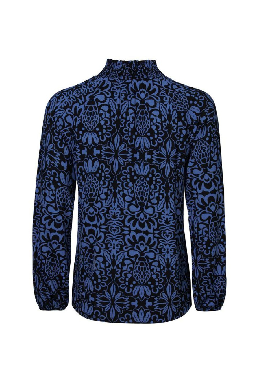 CLOTHING Miss Etam | Top Print Blauw