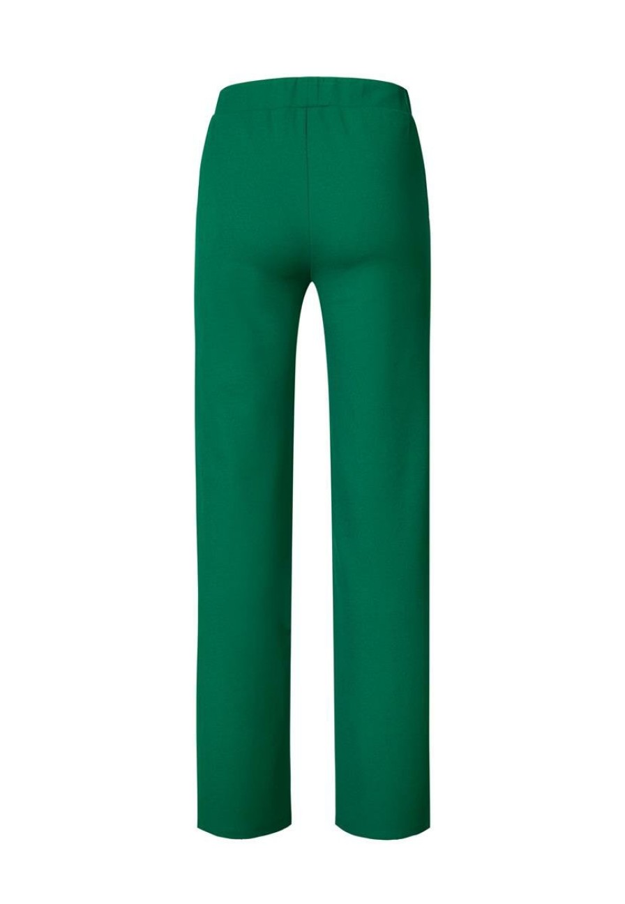 CLOTHING Miss Etam | Broek Wide Leg Groen 32"