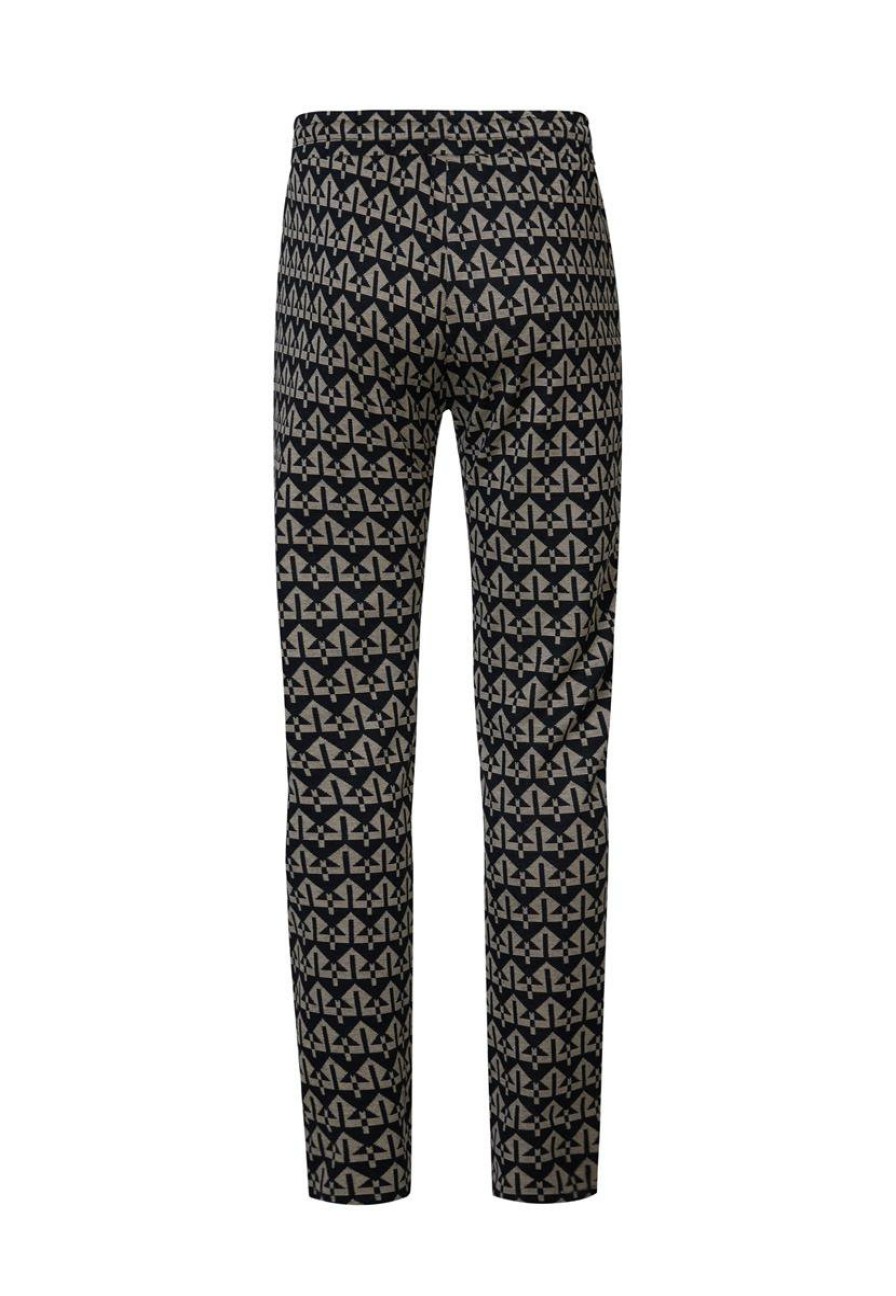 CLOTHING Miss Etam | Jogger Print Zwart