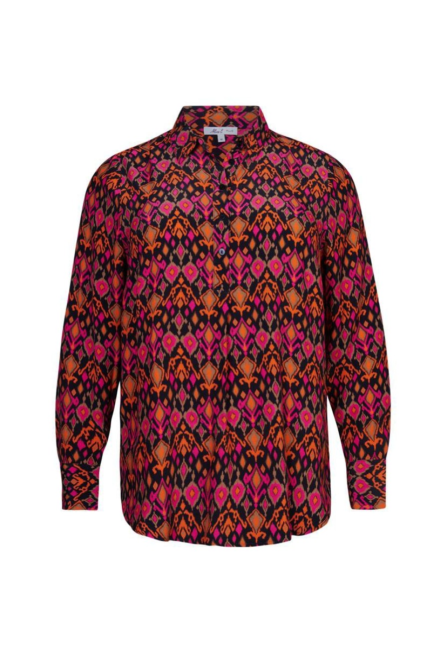 PLUS Miss Etam | Blouse Print Roze