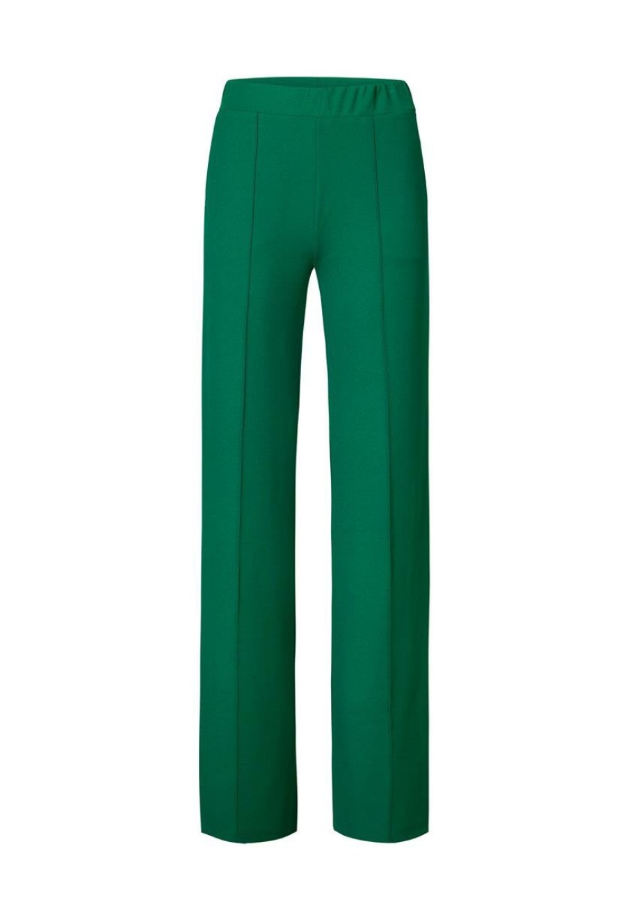 CLOTHING Miss Etam | Broek Wide Leg Groen 36"