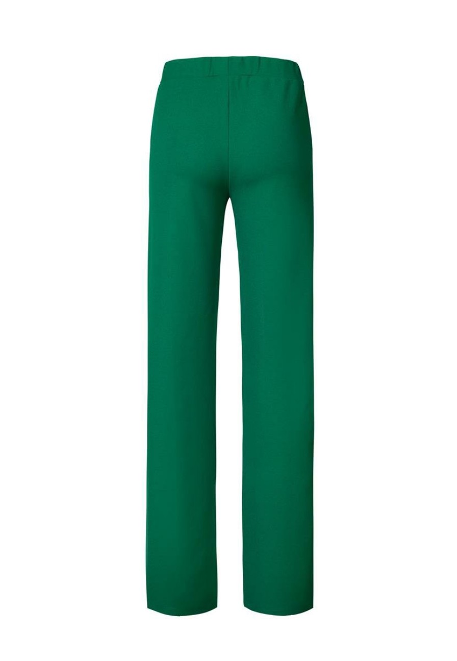 CLOTHING Miss Etam | Broek Wide Leg Groen 36"