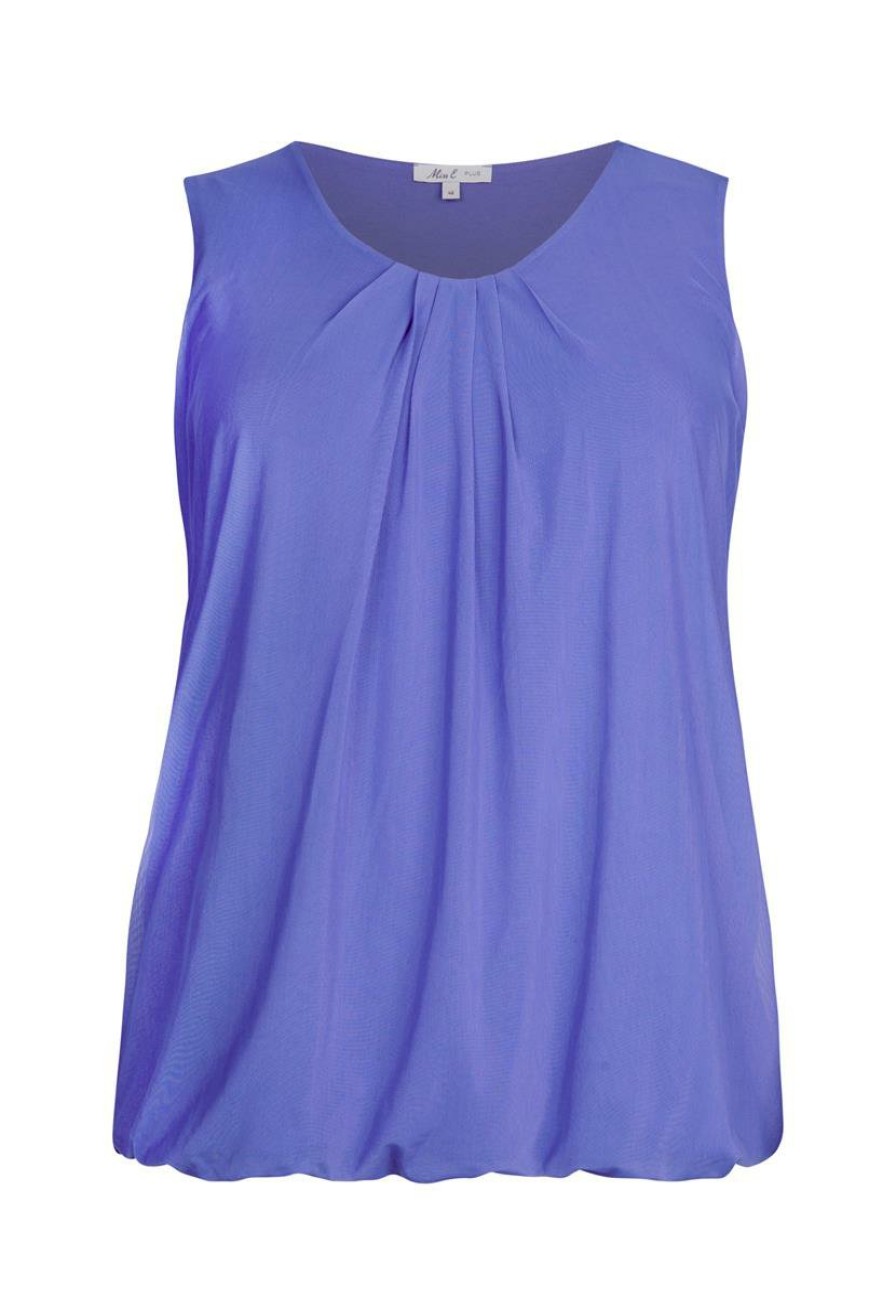 PLUS Miss Etam | Top Mouwloos Blauw